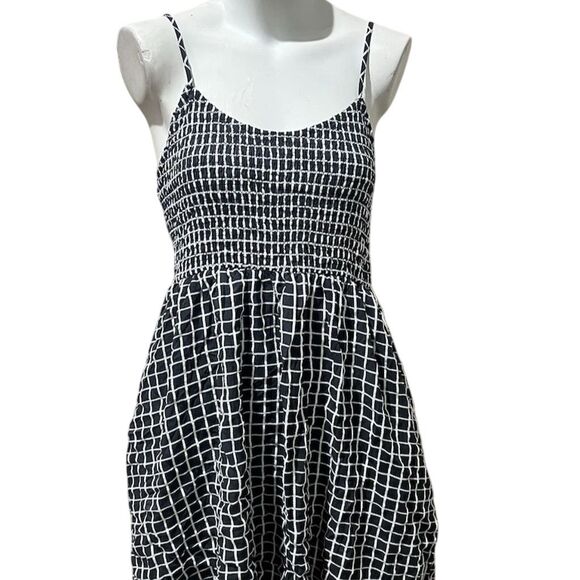 Camellia Women's L Checkered Spaghetti Strap Mini Sundress - Picture 1 of 10